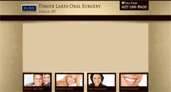 Desktop Screenshot of fingerlakesoralsurgery.com