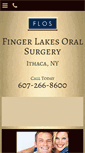 Mobile Screenshot of fingerlakesoralsurgery.com